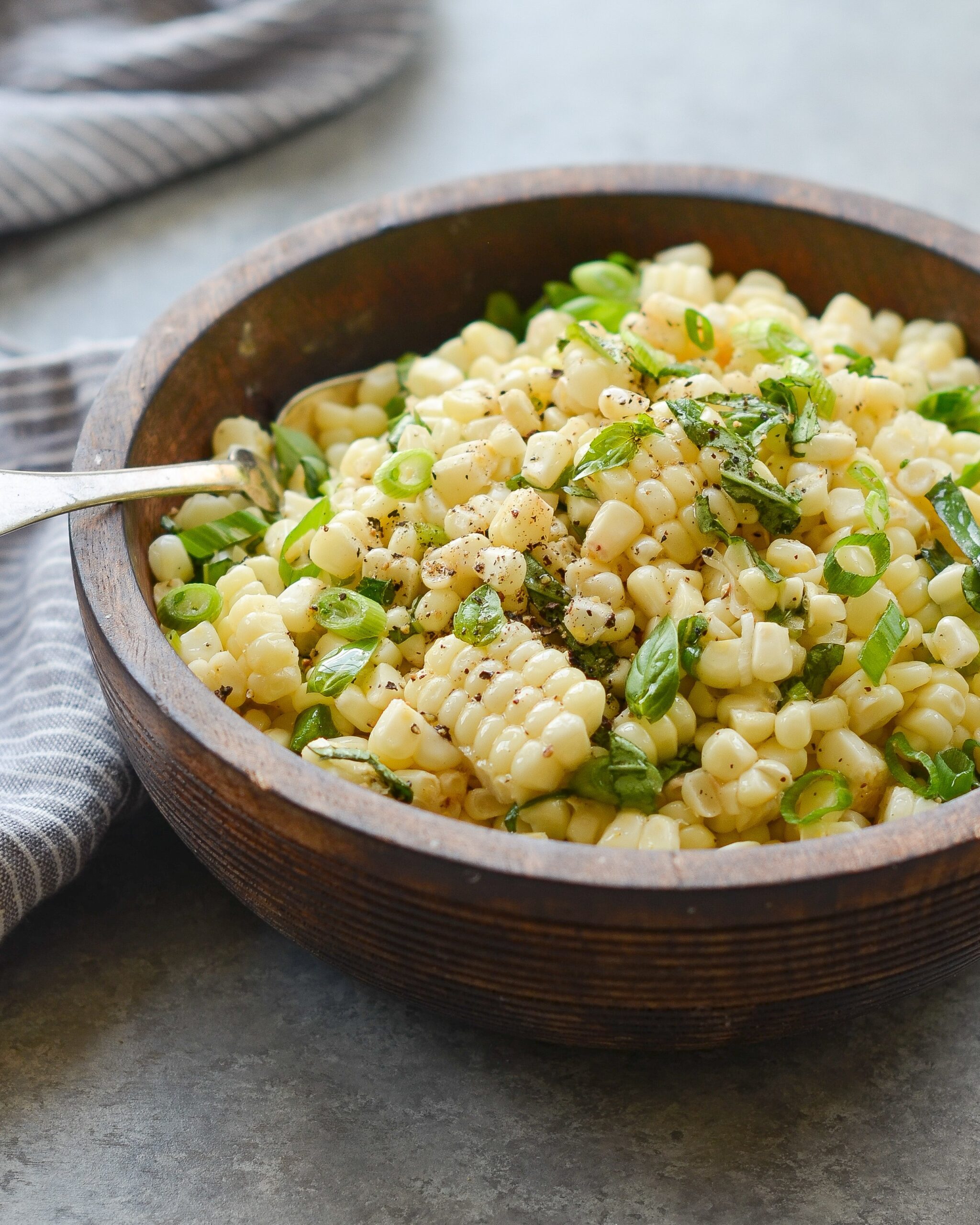 Iinkobe (Boiled Corn Salad) – homemade traditional South African recipe, plated and ready to serve